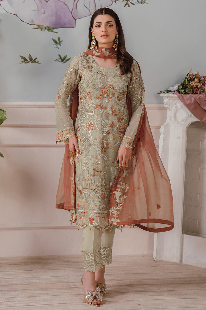 RAMSHA CHIFFON COLLECTION READYMADE F-2505