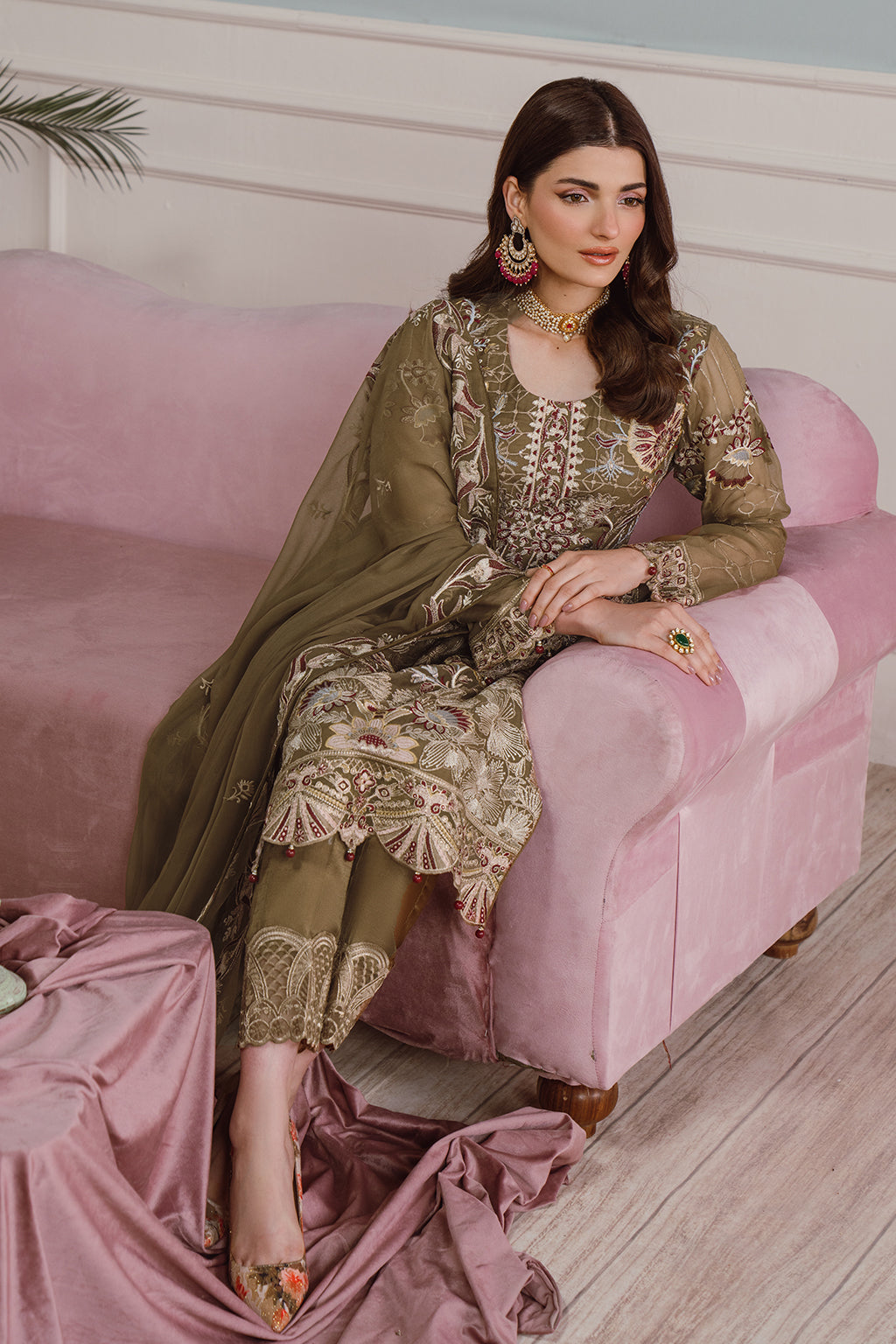 RAMSHA CHIFFON COLLECTION READYMADE F-2510