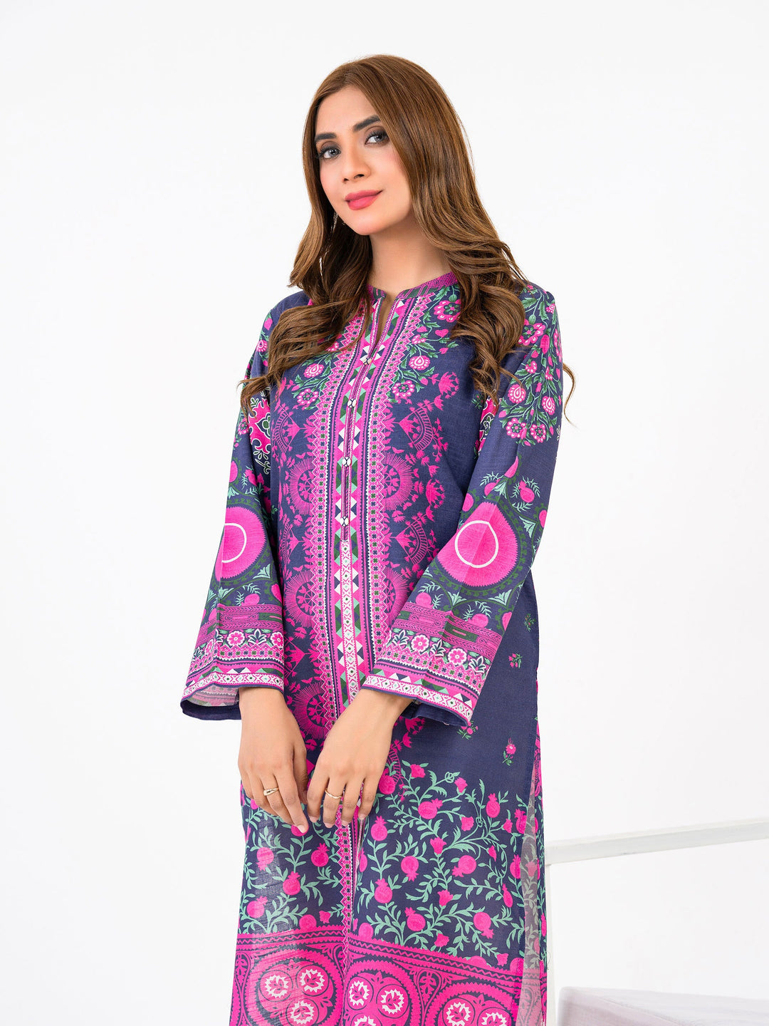 LIME LIGHT Khaddar Shirt-Printed(Pret)