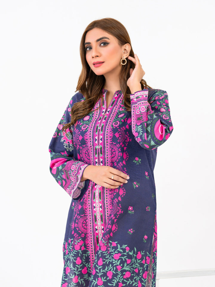 LIME LIGHT Khaddar Shirt-Printed(Pret)