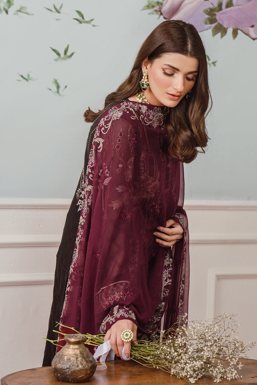 RAMSHA CHIFFON COLLECTION READYMADE F-2504