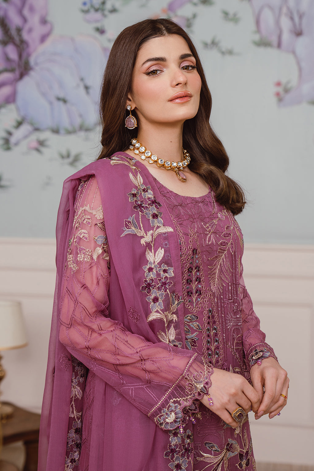 RAMSHA CHIFFON COLLECTION READYMADE F-2509