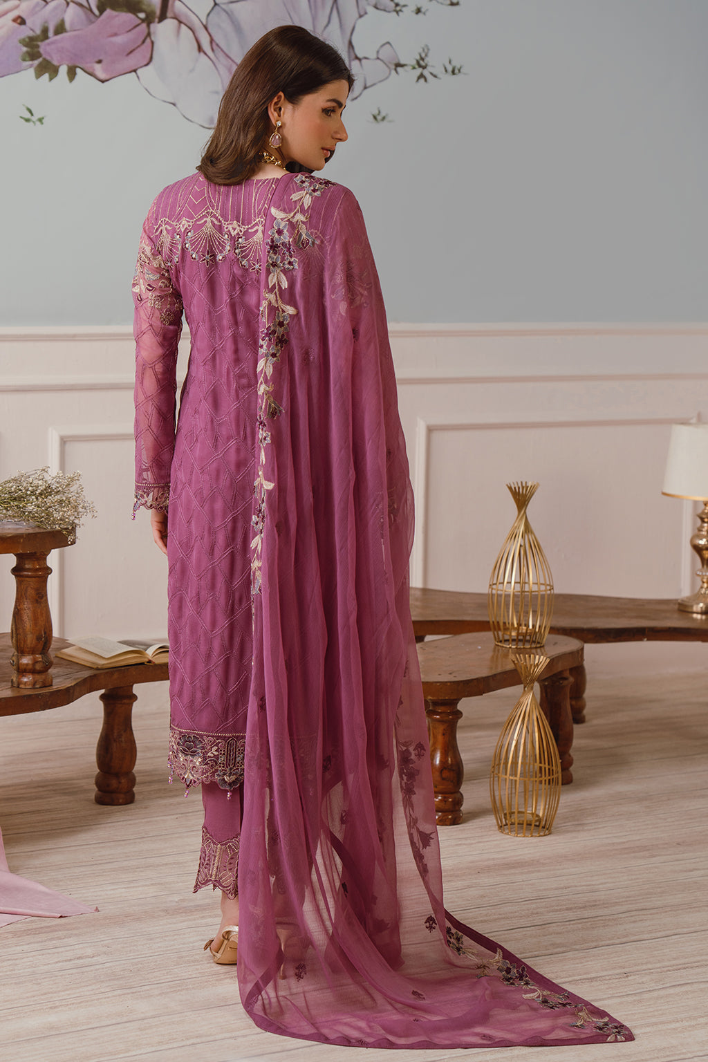 RAMSHA CHIFFON COLLECTION READYMADE F-2509