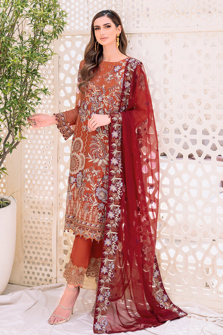 RAMSHA CHIFFON COLLECTION READYMADE F-2303