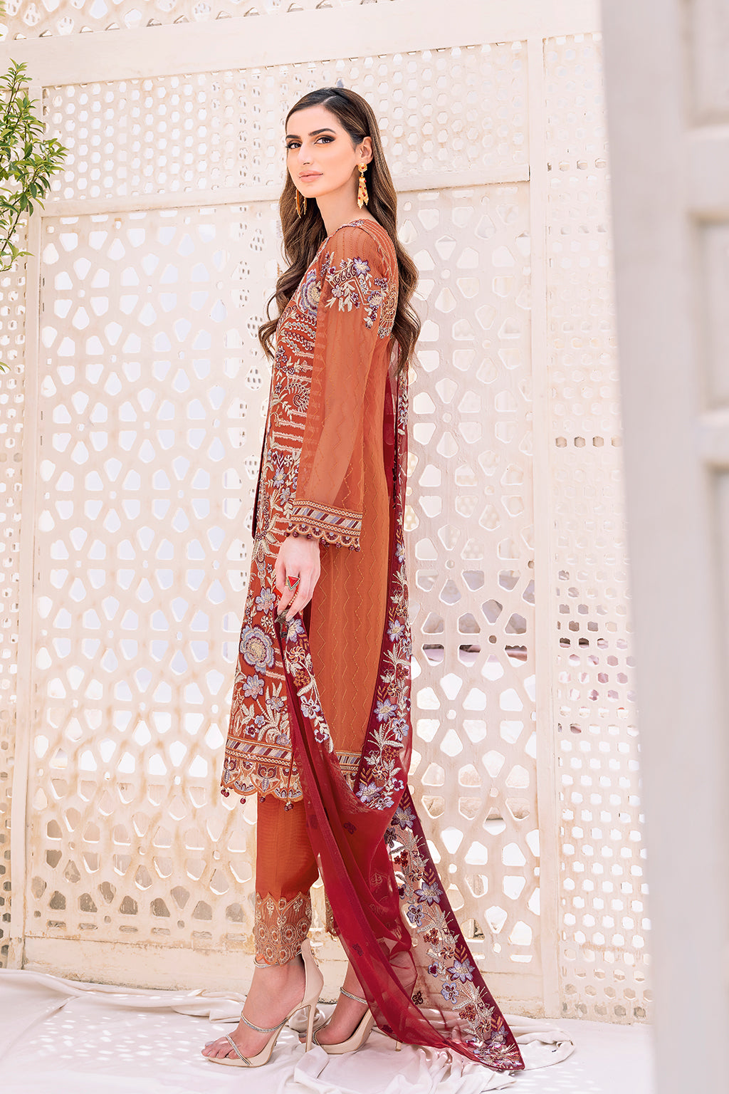 RAMSHA CHIFFON COLLECTION READYMADE F-2303