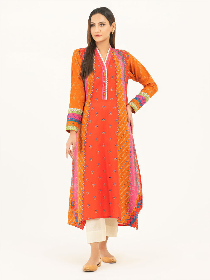 Lime Light  Khadar Shirt-Printed (Pret)