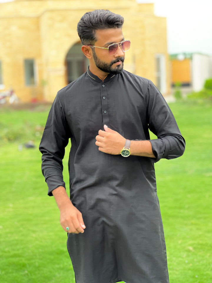 Men’s Black Kurta