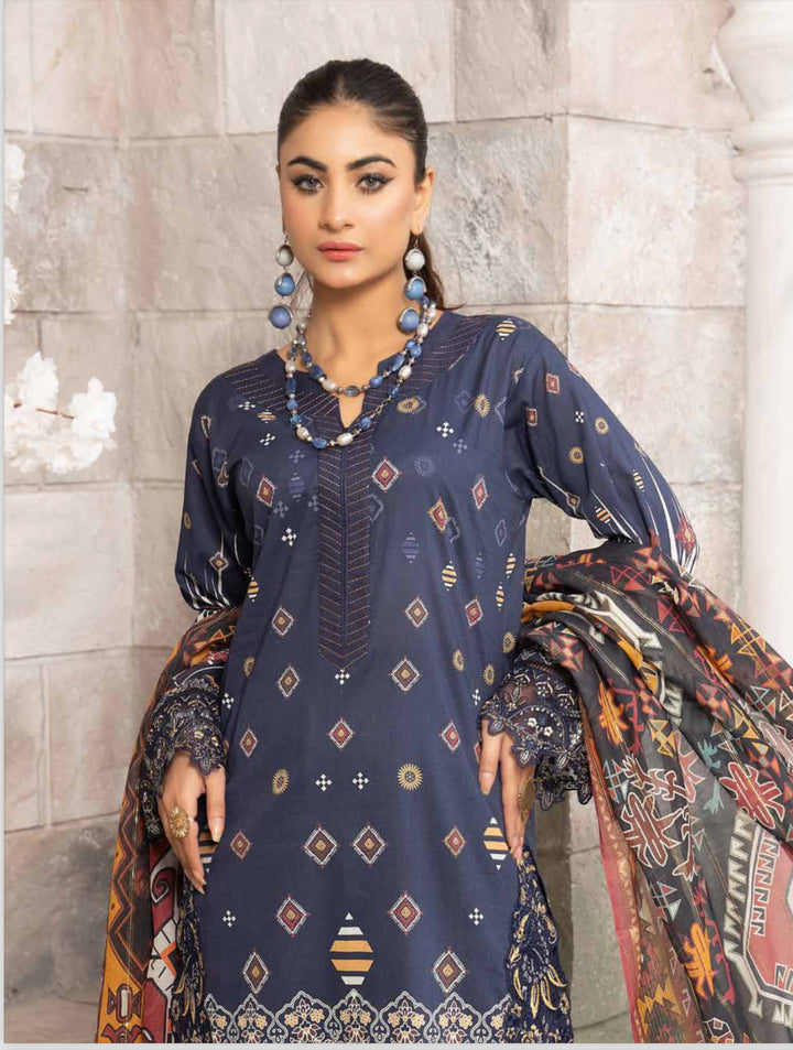 MUNIRA | EMBROIDERED LAWN READY TO WEAR MSL003