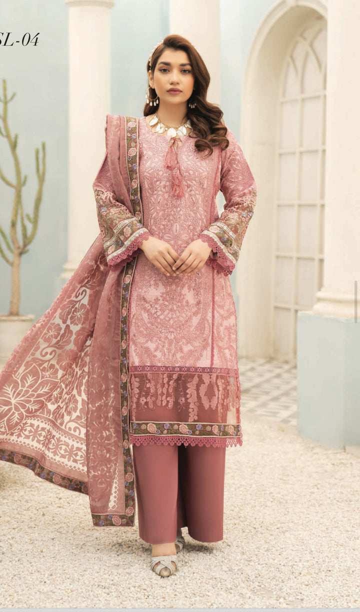 MUNIRA | EMBROIDERED LAWN READY TO WEAR MSL-04