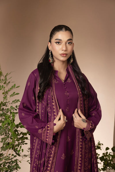 Lakhany 03 Piece Unstitched Printed Marina Suit - LG-AR-0038-C