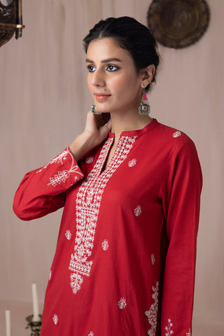 LAKHANY 01 PIECE  EMBROIDERED KURTI - LSM-3039