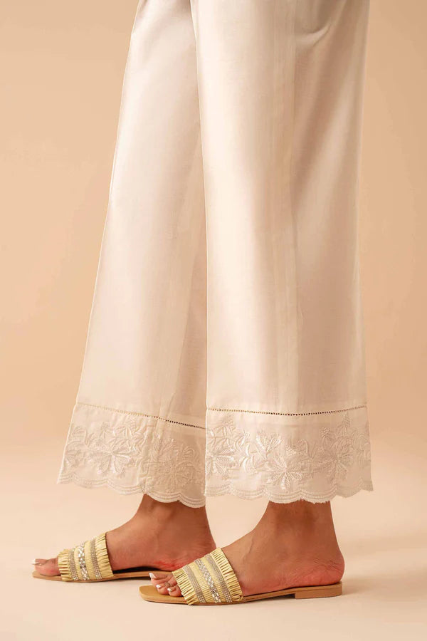 NISHAT EMBROIDERED TROUSERS - PE24-254