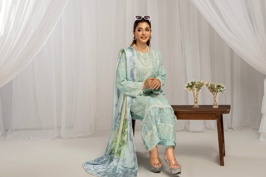 MENA BY CHAMAK 3 PIECE SUITE READY TO WEAR