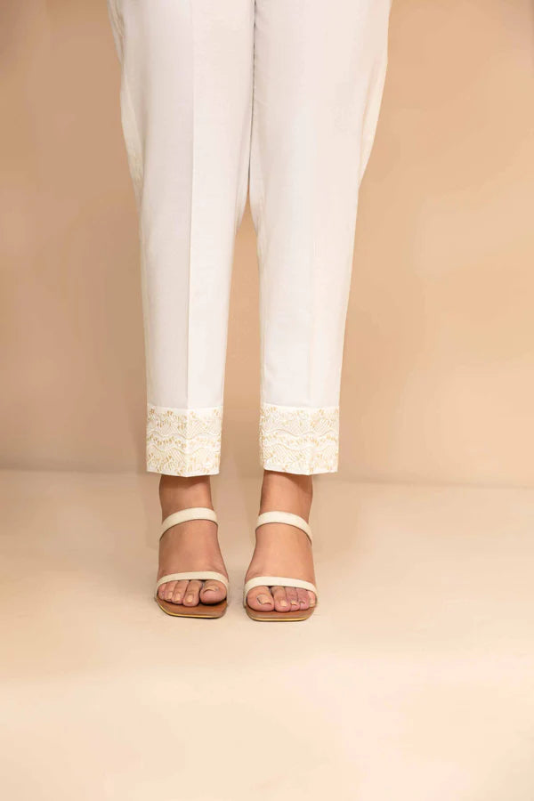 NISHAT EMBROIDERED TROUSERS - PE24-152