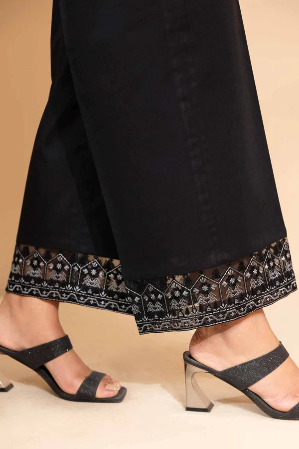 NISHAT EMBROIDERED TROUSERS - PE24-155