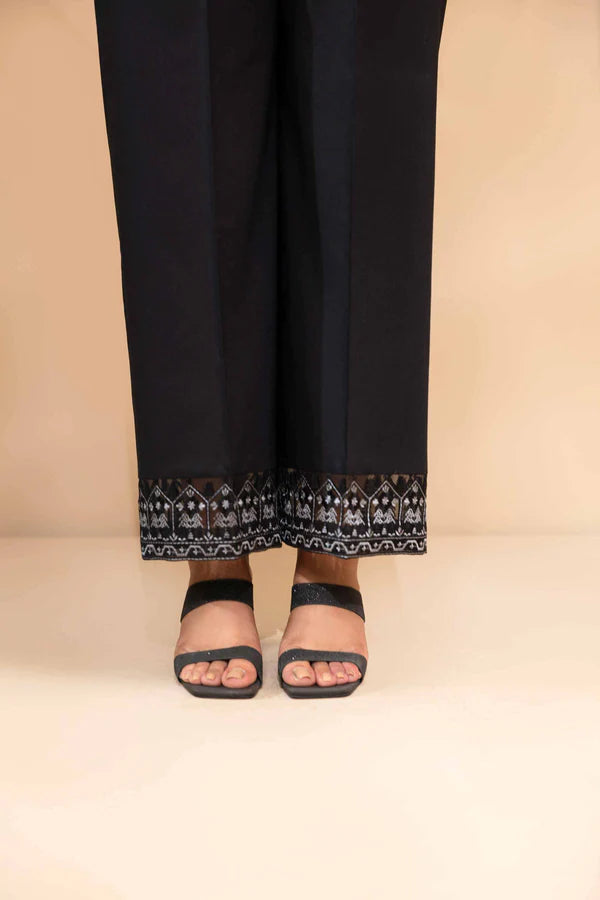 NISHAT EMBROIDERED TROUSERS - PE24-155