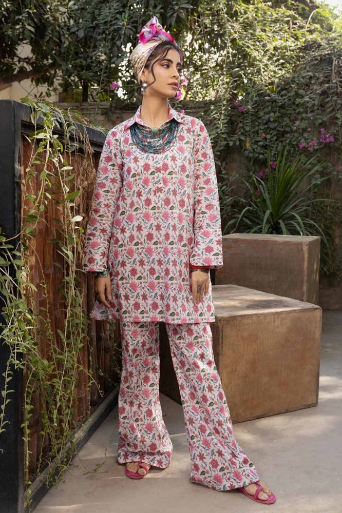 GUL AHMED 2PC PRINTED UNSTITCHED LAWN SUIT TL-42004