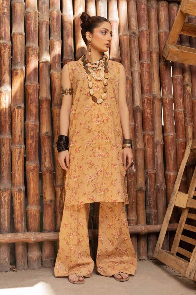 GUL AHMED 2PC PRINTED UNSTITCHED LAWN SUIT TL-42006