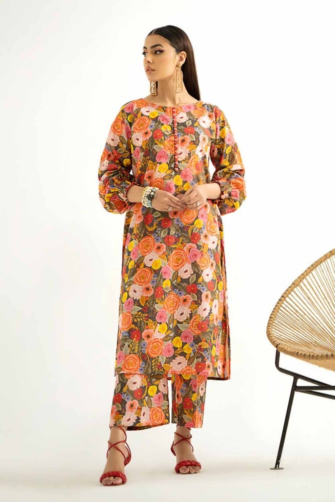 GUL AHMED 2PC PRINTED UNSTITCHED LAWN SUIT TL-42027