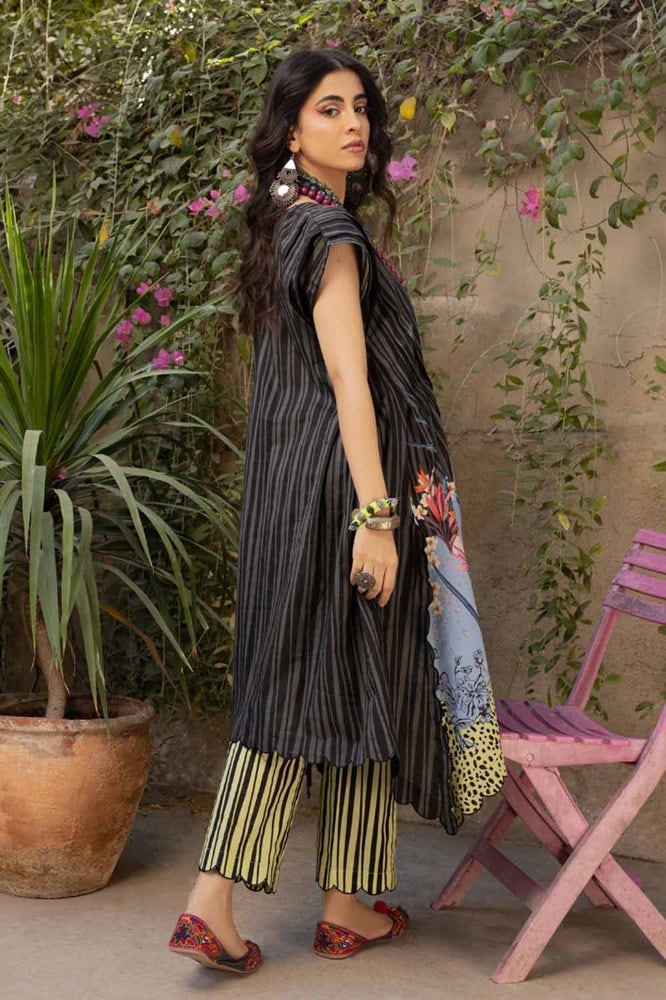 GUL AHMED 2PC PRINTED UNSTITCHED LAWN SUIT TL-42031