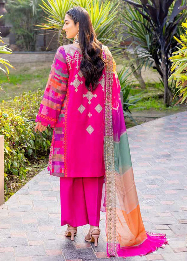 Charizma Embroidered Lawn Collection ELC-2 - 3 Piece