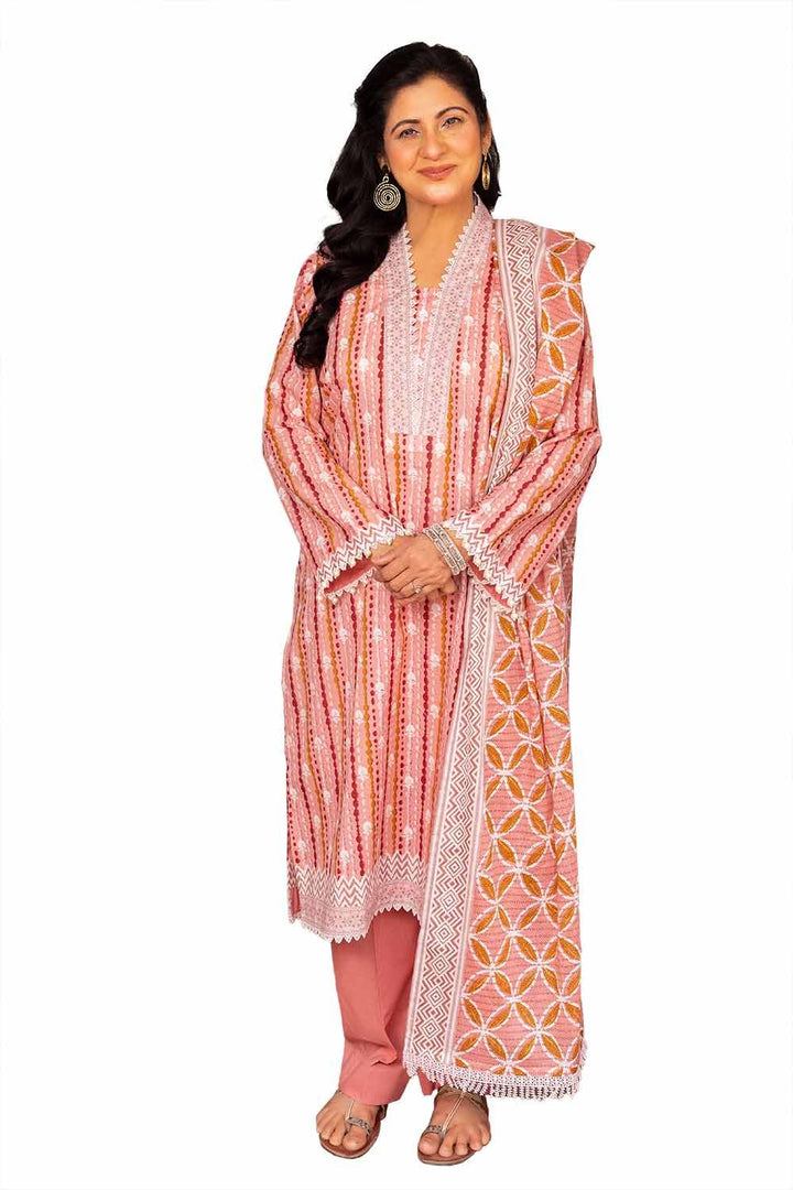 Gul Ahmed 3PC Unstitched Printed Lawn Suit CL-42295 B