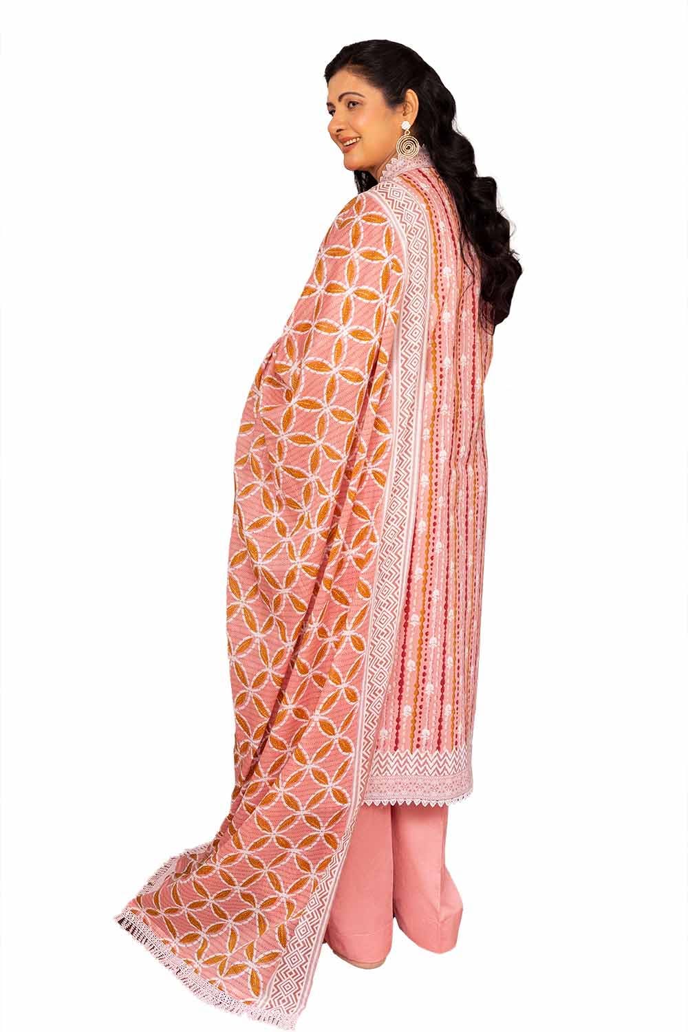 Gul Ahmed 3PC Unstitched Printed Lawn Suit CL-42295 B