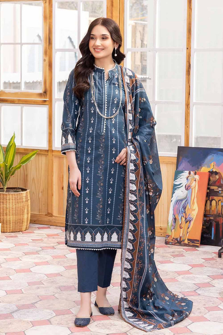 Gul Ahmed 3PC Lawn Printed Suit CL-32388 A