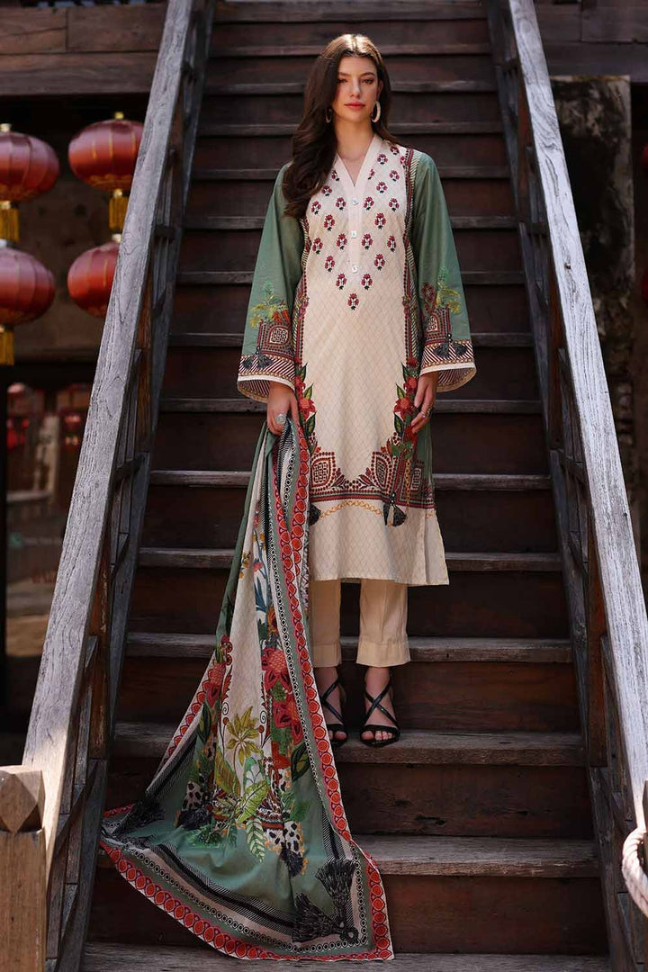 GUL AHMED 3PC Lawn Unstitched Digital Printed Suit CL-32175