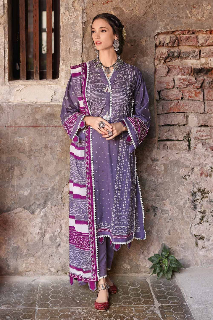 GUL AHMED 3PC Chunri Lawn Unstitched Suit CL-22091 A