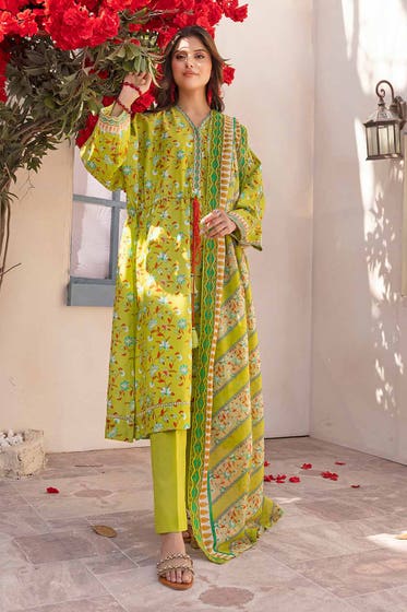 Gul Ahmed 3PC Printed Lawn Suit CL-32363 A