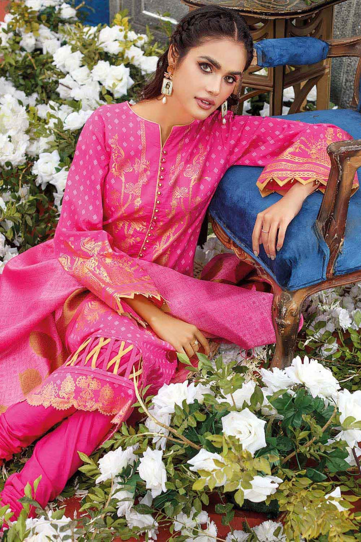 GUL AHMED 3PC Luxury Jacquard Lawn Unstitched Suit MJ-22002