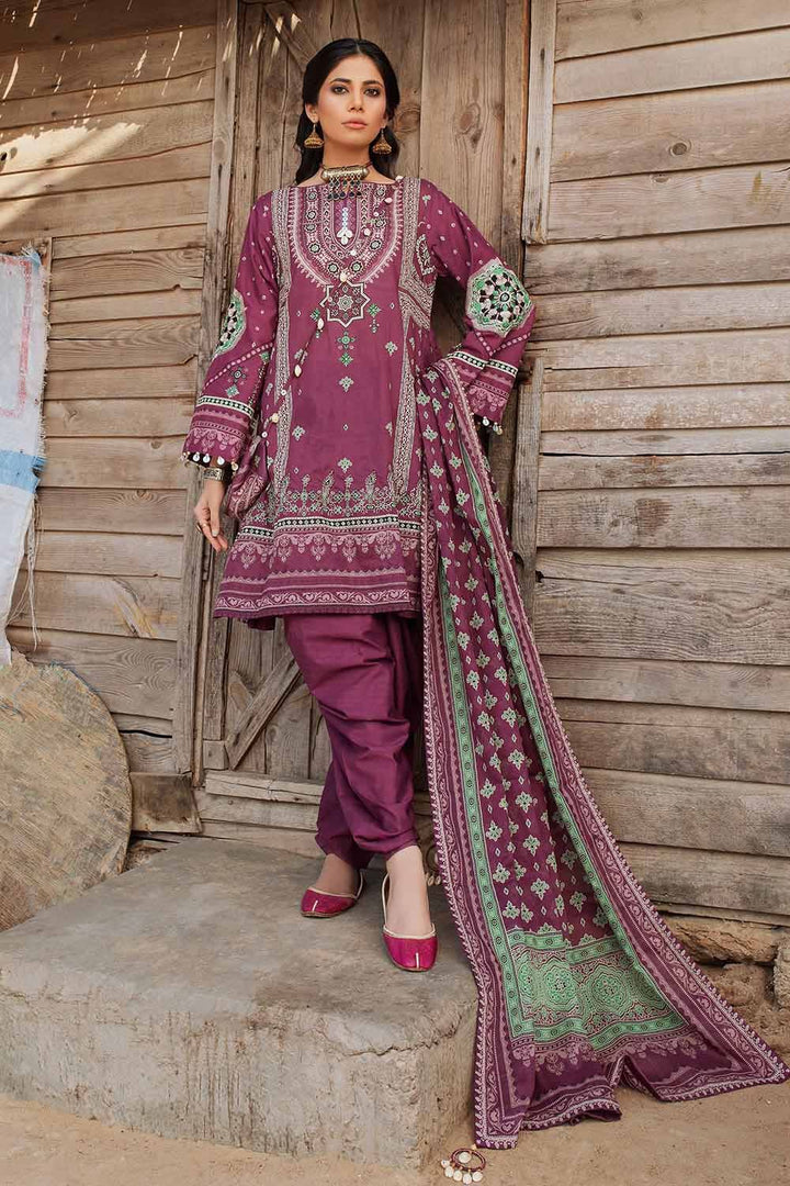 Gul Ahmed Embroidered Lawn Suit DN-32072 B