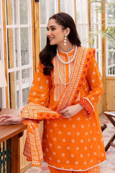 Gul Ahmed 3PC Lawn Lacquer Printed Suit CL-32430 A