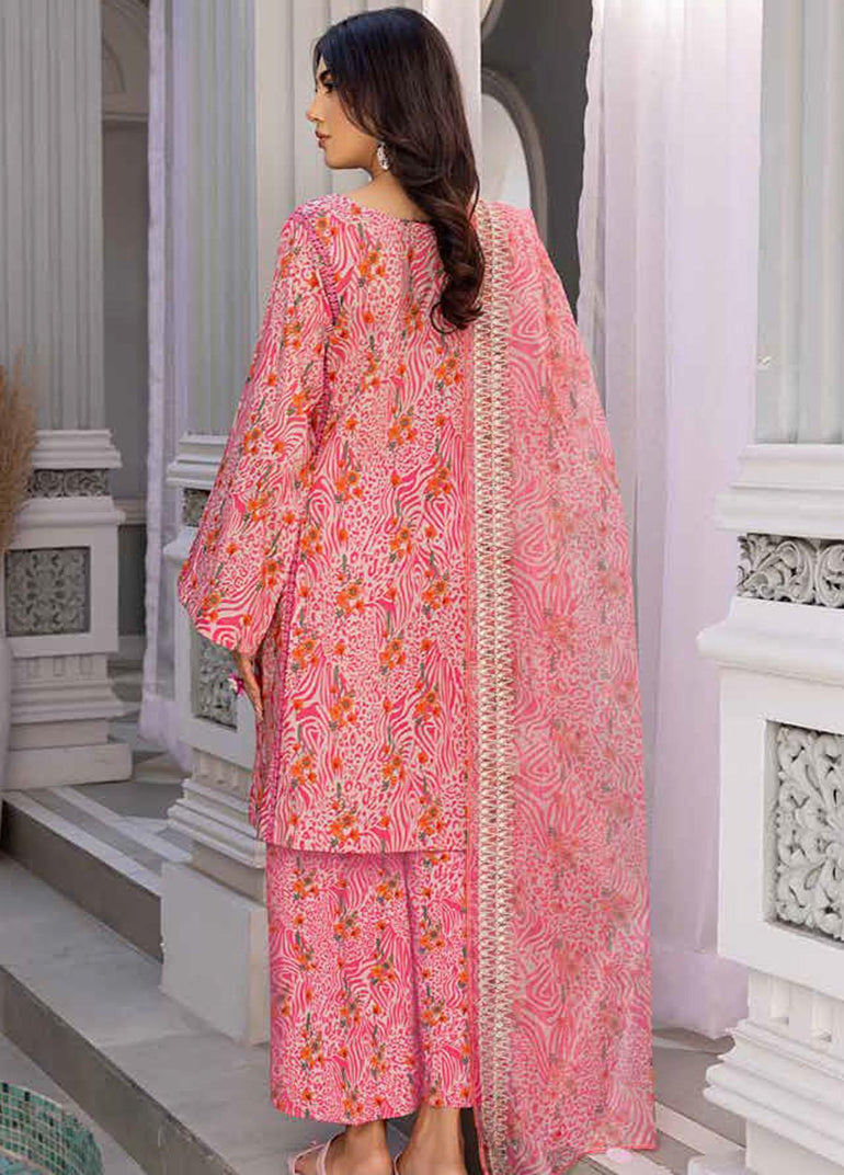 Charizma 3 PIECE Sheen Embroidered Lawn