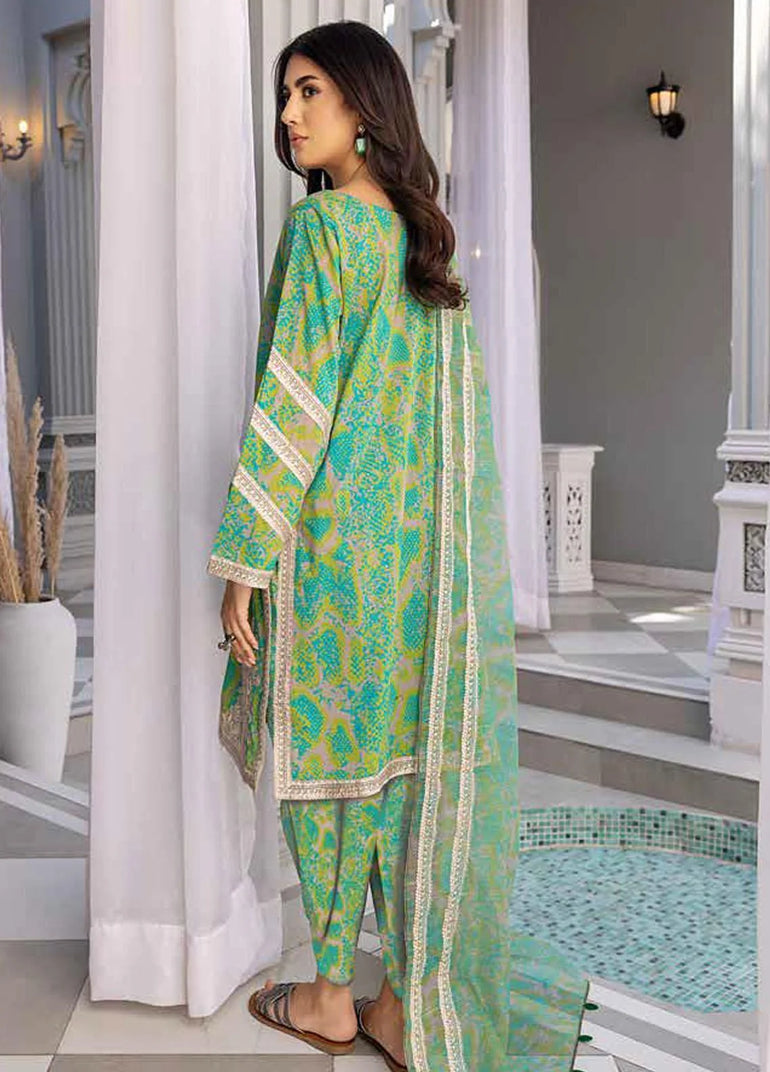 CHARIZMA 3 PIECE SHEEN EMBROIDERED LAWN CPS-2