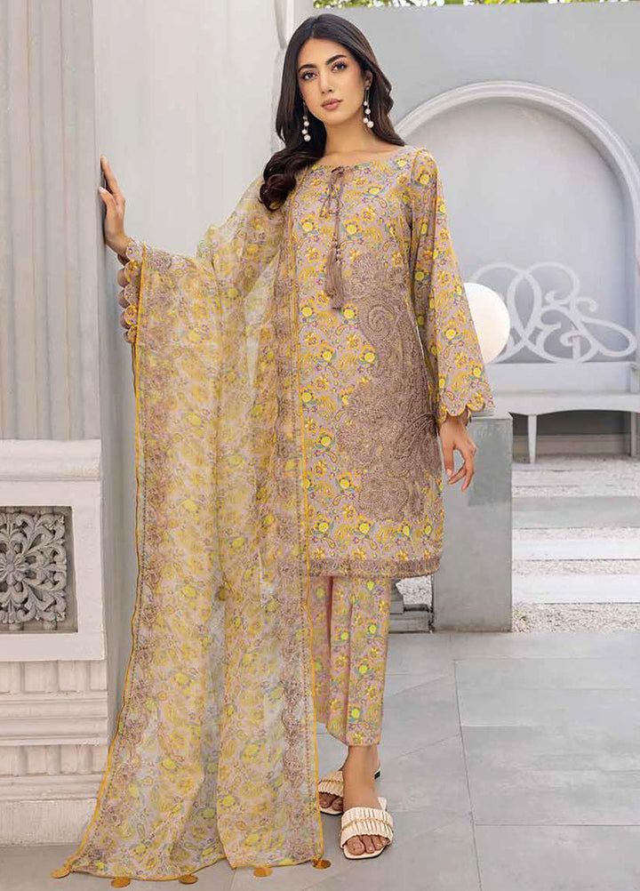 Charizma - Sheen Embroidered Lawn Collection SH-17