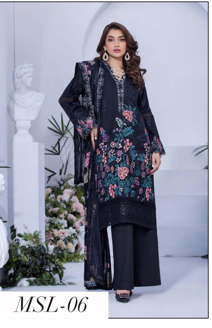 MUNIRA | EMBROIDERED LAWN READY TO WEAR MSL-06