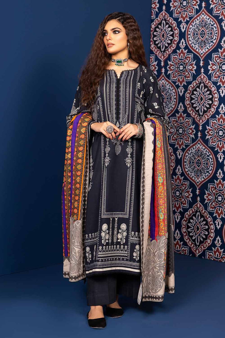 GUL AHMED 3PC Khaddar Printed Unstitched Suit K-32033