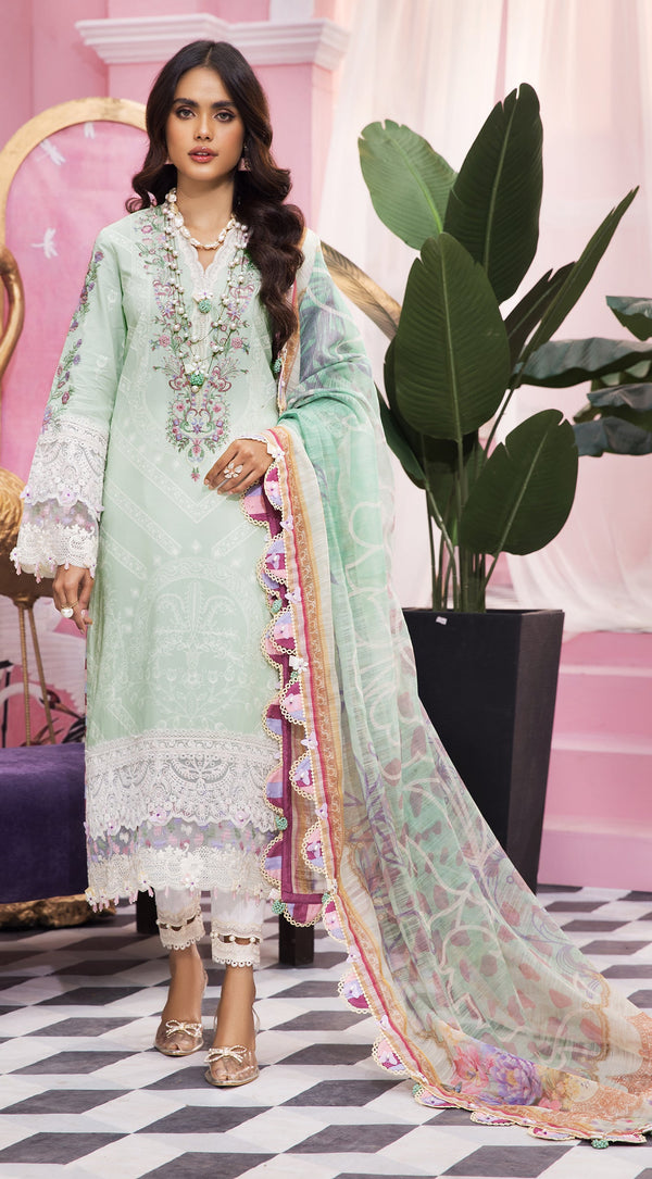 Anaya 3PCE Unstitched Suits: Summer 2022 VL22 10