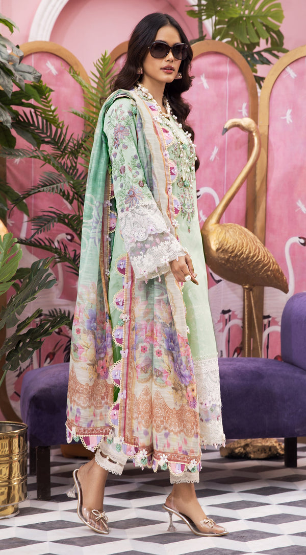 Anaya 3PCE Unstitched Suits: Summer 2022 VL22 10