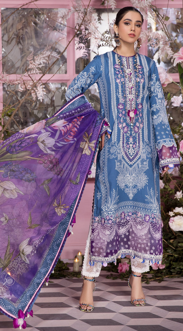 Anaya 3PCE Unstitched Suits: Summer 2022 VL22 11