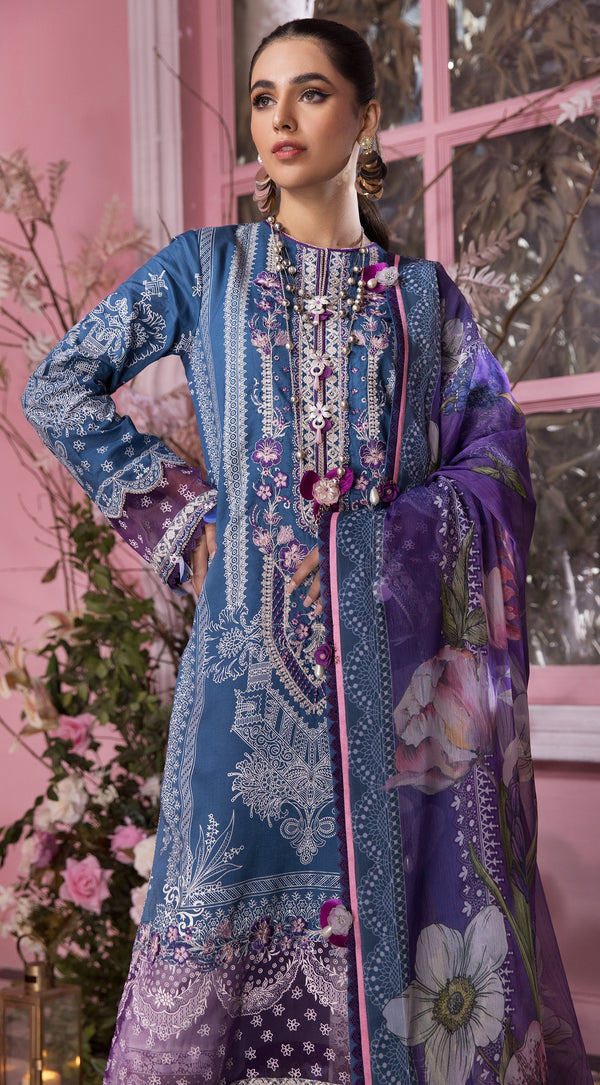 Anaya 3PCE Unstitched Suits: Summer 2022 VL22 11