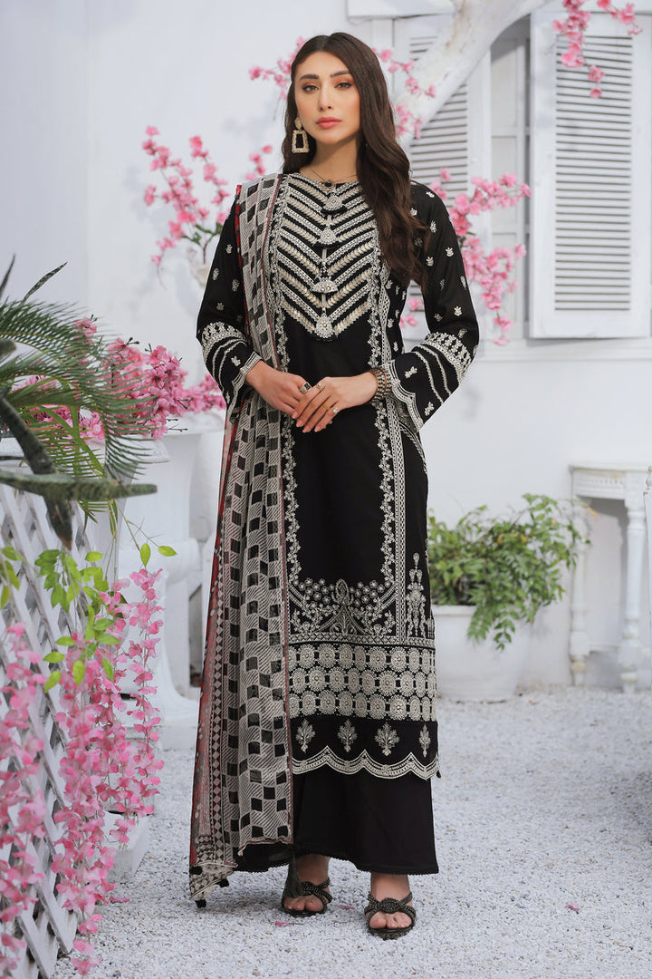 Black Spring Embroidered Collection Vol-1 - Lakhany