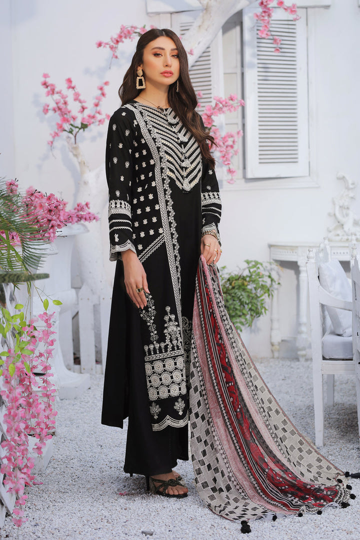 Black Spring Embroidered Collection Vol-1 - Lakhany