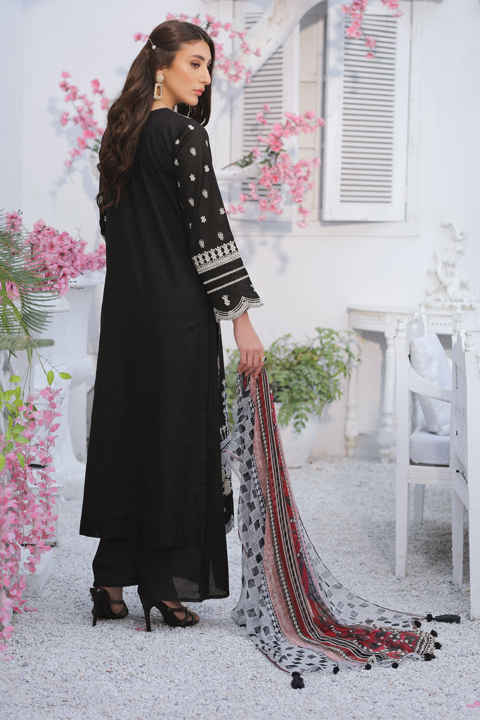 Black Spring Embroidered Collection Vol-1 - Lakhany