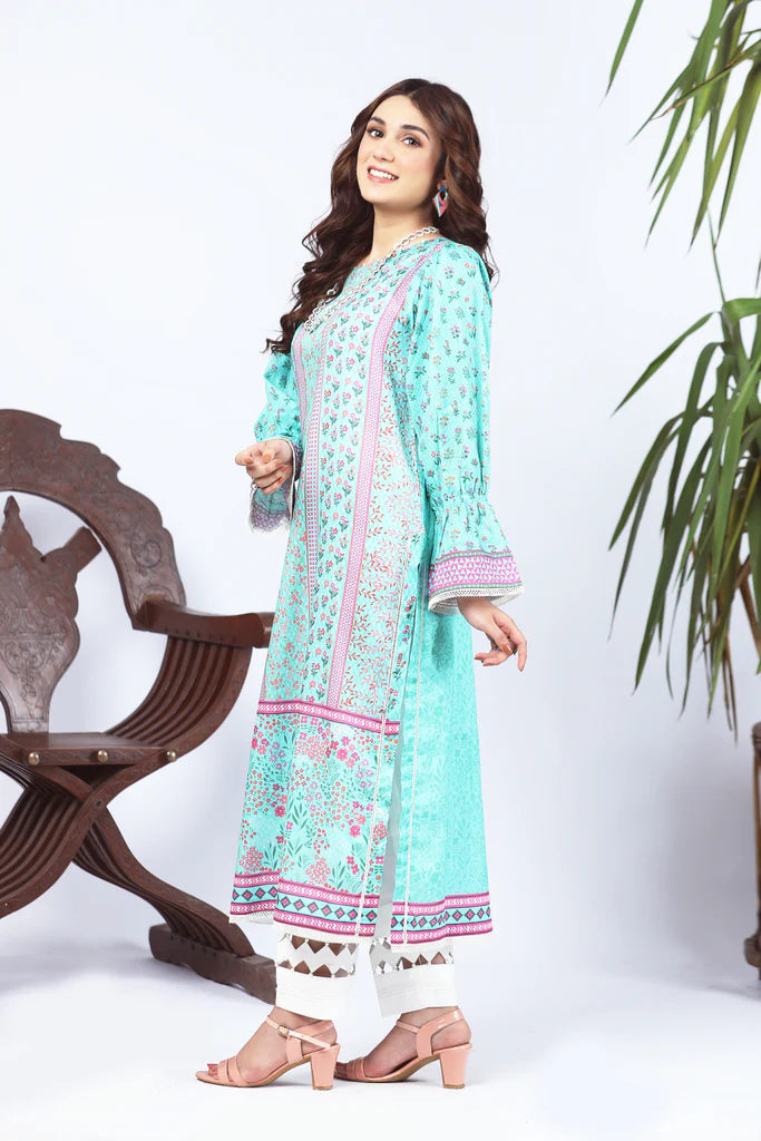 Lakhani 01 Piece Kurta Sky Blue