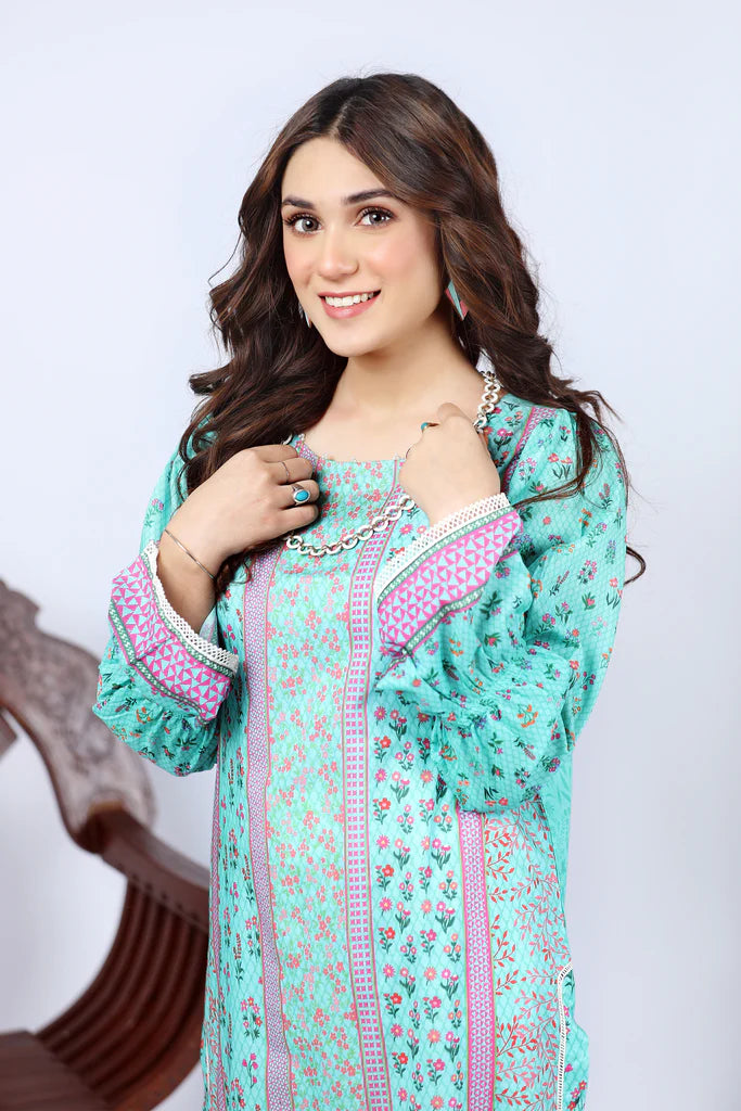 Lakhani 01 Piece Kurta Sky Blue