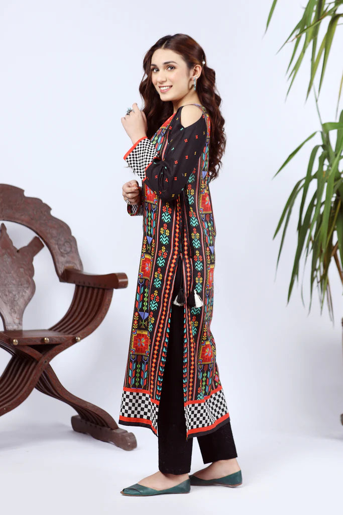 Lakhany 01 Piece Kurta LSM-2588 Multi Color