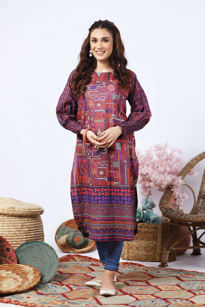 Lakhany 01 Piece Kurta LSM-2589 Multi Color